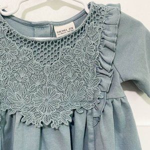 Rachel Zoe Baby Girl Cute Embroidered Beautiful Fall Dress 24 months